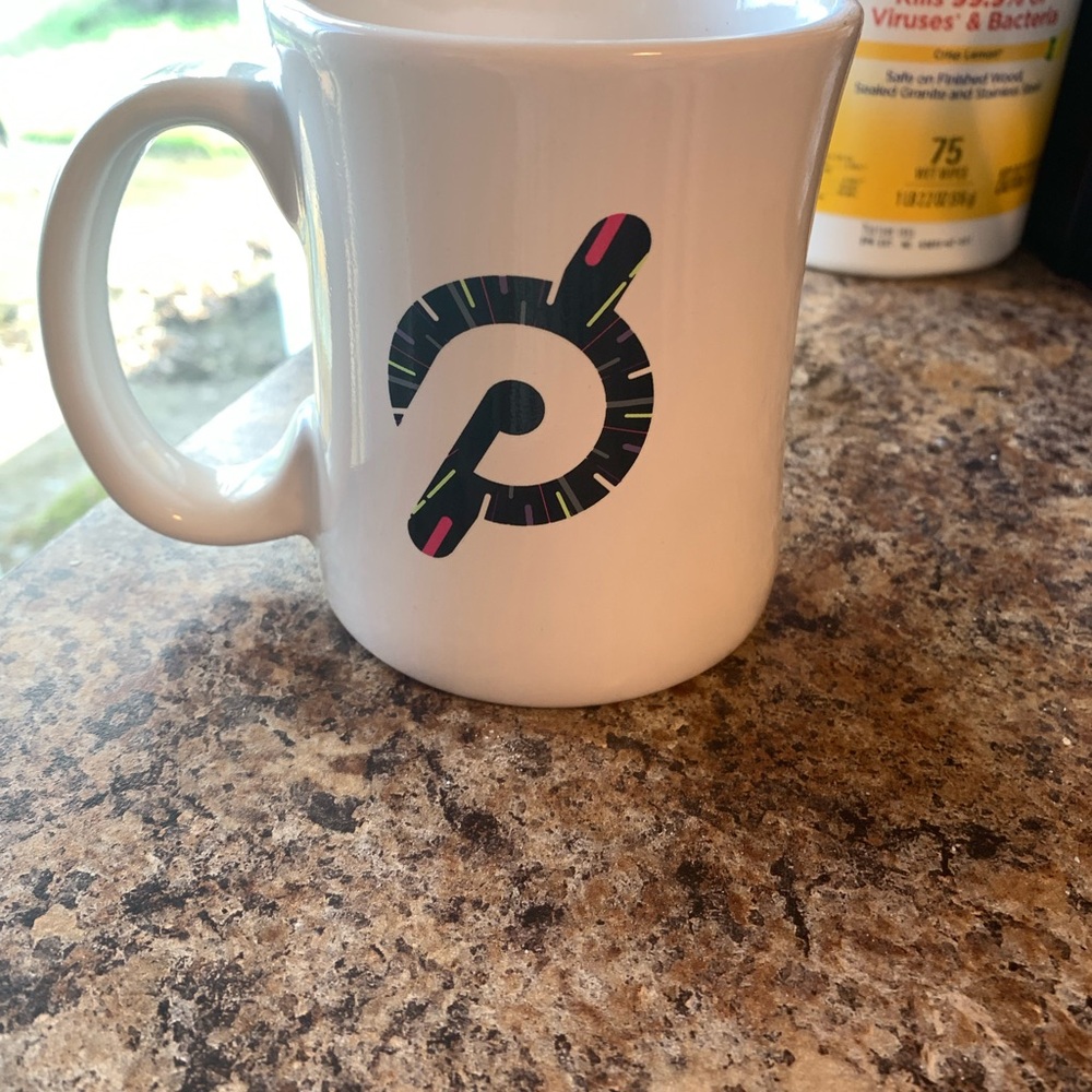 Peloton White Mug with Logo